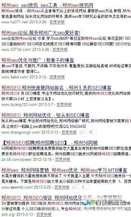 郑州SEO服务